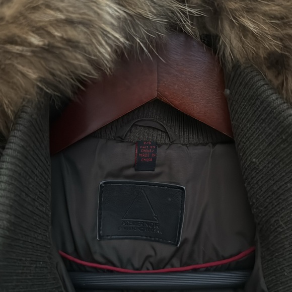 Rudsak Atelier Noir Down Parka Jacket with natural fur, size S, great condition - Picture 3 of 9